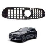 Mercedes Glc X253 2020 On Panamericana Gt Style Upgrade Front Grill - Gloss Black